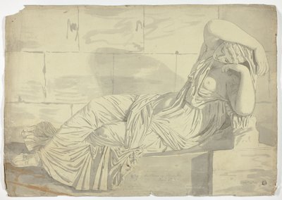 Dopo la scultura di Arianna da John Downman