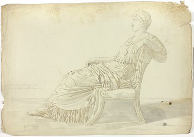 Statua antica di Agrippina da John Downman