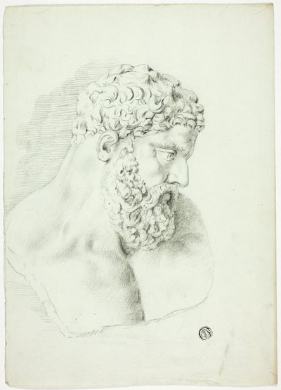 Busto di uomo barbuto da John Downman
