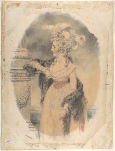 Elizabeth Ford, poi Lady Colville di Culross, 1785 da John Downman