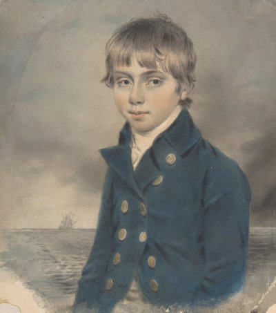 Ritratto Memento di un giovane guardiamarina da John Downman