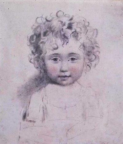 La Figlia Più Giovane di Lady Strathmore, c.1786 da John Downman