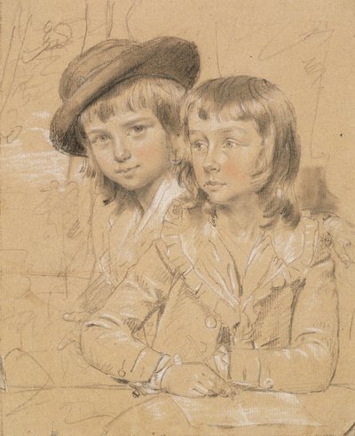 No.1933 Benjamin e Lewis Way, i figli maggiori di Benjamin Way di Denham House, Bucks, 1779 da John Downman