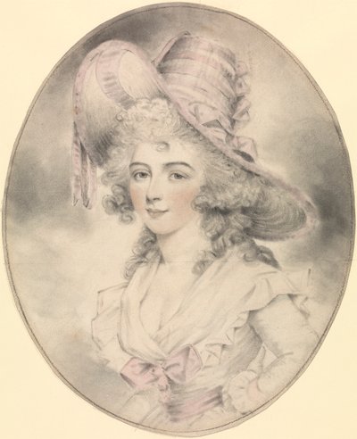 Ritratto di una signora, di fronte a sinistra da John Downman