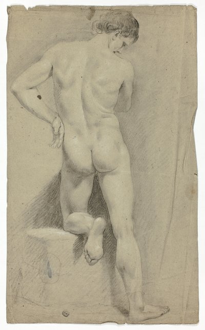 Nudo in piedi da dietro da John Downman