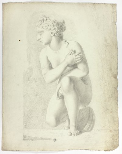 Statua di Venere accovacciata da John Downman