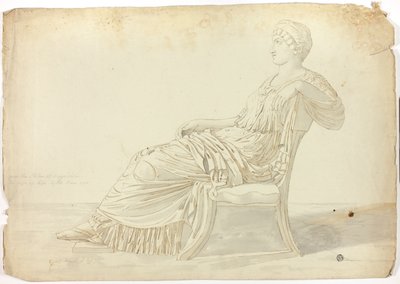 Statua antica di Agrippina da John Downman