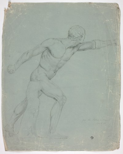Il Gladiatore Borghese dalla statua a Roma da John Downman
