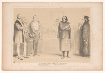Caricatura con Disraeli come Shylock da John Doyle