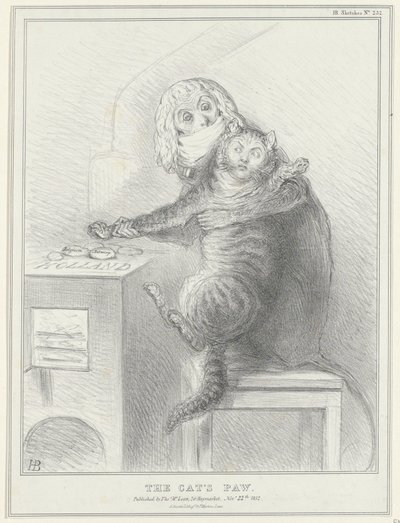 Caricatura di Talleyrand e Palmerston, 1832 da John Doyle