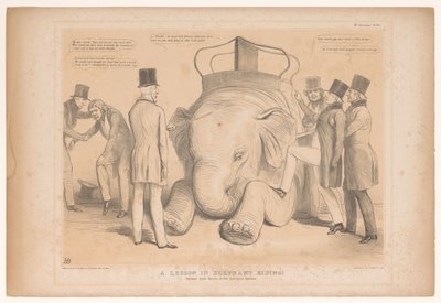 Caricatura sulla nomina di Henry Hardinge a governatore dell