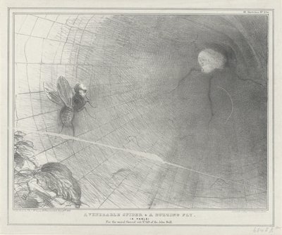 Talleyrand come un ragno nella sua tela, 1832 da John Doyle