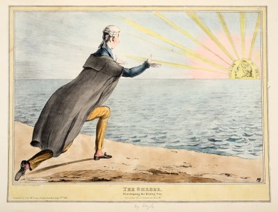 Il Gheber: Adorando il sole nascente, 1830 da John Doyle