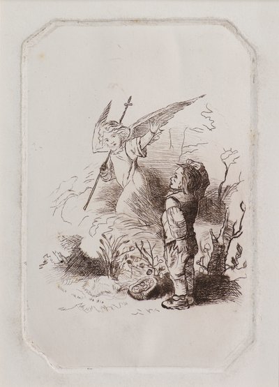 Ragazzo e angelo da John Duncan