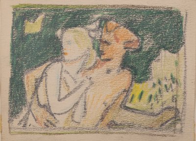 Senza titolo [Coppia in fuga] da John Duncan