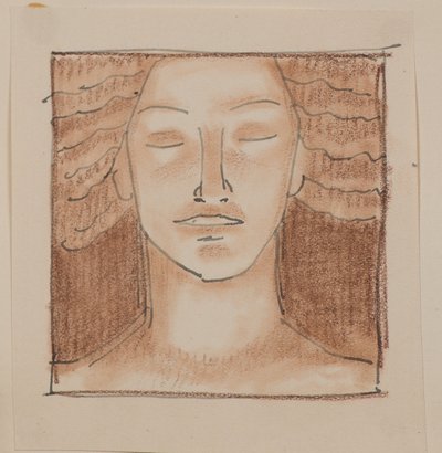 Senza titolo [Volto maschile] da John Duncan