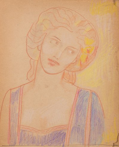 Senza titolo [Figura femminile medievale] da John Duncan