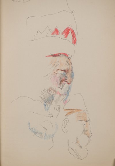 Senza titolo [Profili di volti] da John Duncan