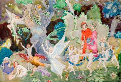 Yorinda e Yoringel nel bosco delle streghe da John Duncan