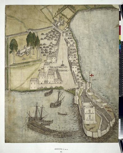 Piano di Carrickfergus (Co. Antrim) 1612 da John Dunstall