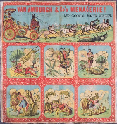 Menagerie e colossale carro dorato di Van Amburgh e Co da John E. Bacon