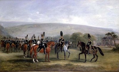 B Truppa del 2° Cavalleria della Yeomanry del West Yorkshire da John E. Ferneley