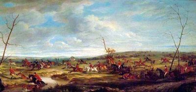 Corsa vicino a Melton Mowbray, 1824 da John E. Ferneley