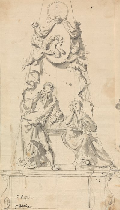 Design per monumento funebre da John Eckstein