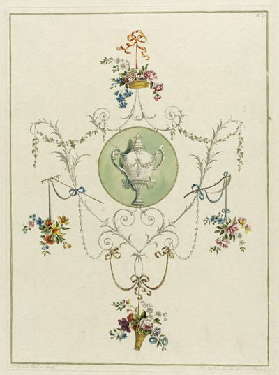 Stampa floreale decorativa, da Una collezione di fiori disegnati dalla natura da John Edwards