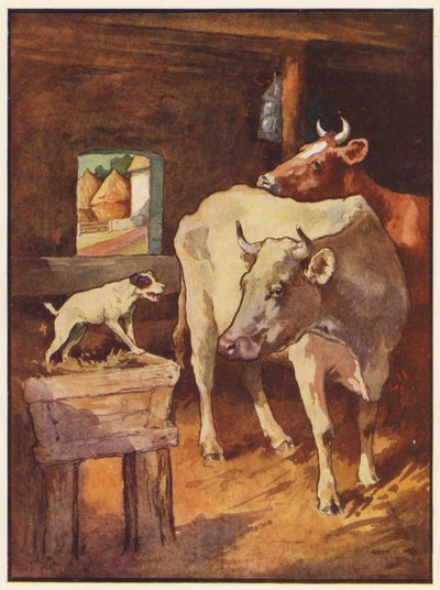 Il cane nella mangiatoia da John Edwin Noble