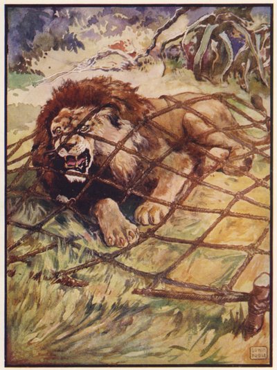 Il leone e il topo da John Edwin Noble