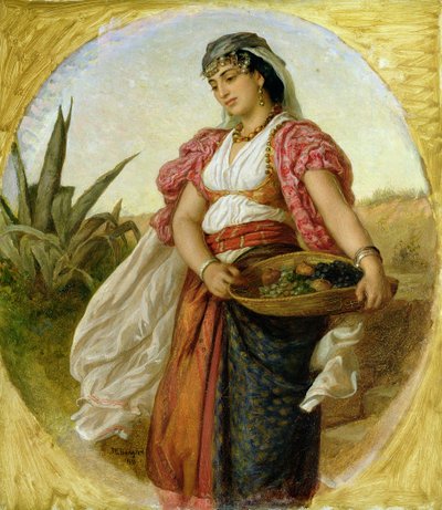 Una donna di Algeri, 1871 da John Evan Hodgson