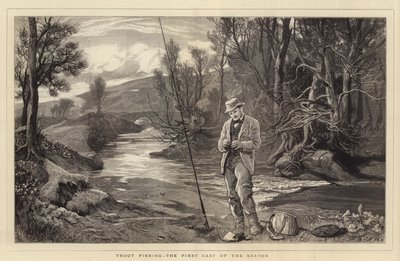 Pesca alla trota, il primo lancio della stagione da John Evan Hodgson