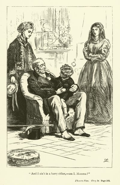 Illustrazione per Phineas Finn di Anthony Trollope da John Everett (after) Millais