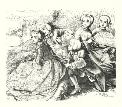 La quercia parlante da John Everett (after) Millais