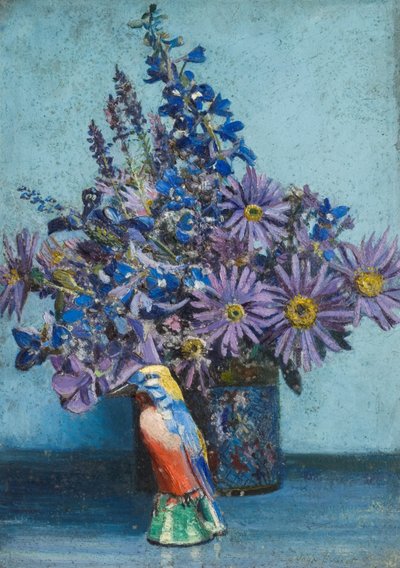 Uno schema in blu da John Everett