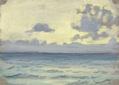 Marina, navi su un orizzonte calmo, fine XIX secolo - metà XX secolo da John Everett