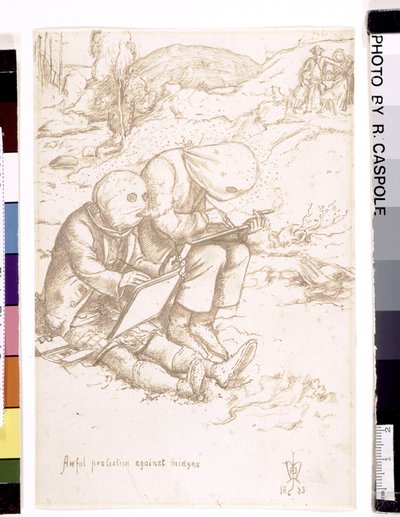 Protezione terribile contro i moscerini, 1853 da John Everett Millais