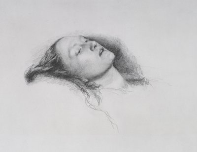 Elizabeth Siddal: Studio per "Ofelia", 1852 da John Everett Millais