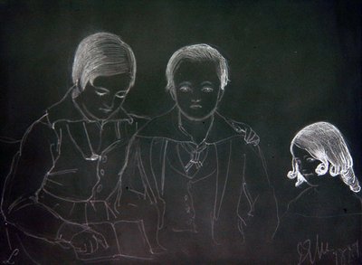 Harry e Arthur Reid Lempriere ed Emily Lempriere da John Everett Millais
