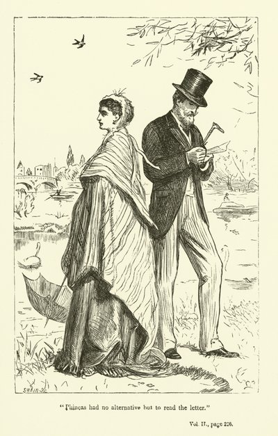 Illustrazione per Phineas Finn di Anthony Trollope da John Everett Millais
