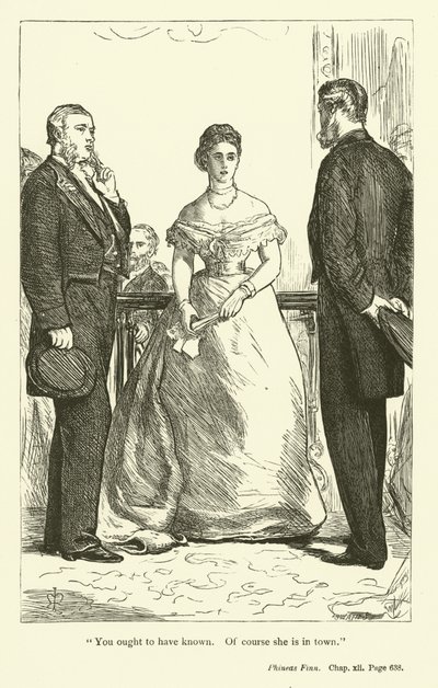 Illustrazione per Phineas Finn di Anthony Trollope da John Everett Millais