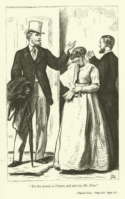 Illustrazione per Phineas Finn di Anthony Trollope da John Everett Millais