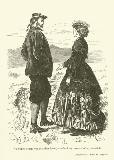 Illustrazione per Phineas Finn di Anthony Trollope da John Everett Millais