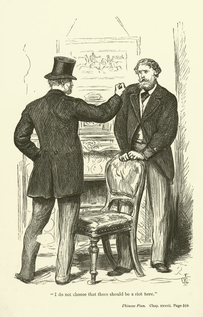 Illustrazione per Phineas Finn di Anthony Trollope da John Everett Millais