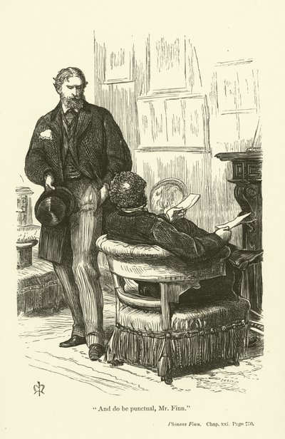 Illustrazione per Phineas Finn di Anthony Trollope da John Everett Millais