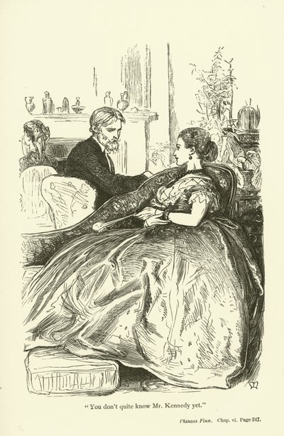 Illustrazione per Phineas Finn di Anthony Trollope da John Everett Millais