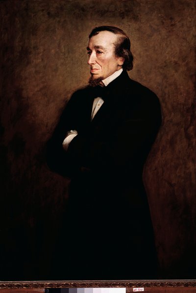 Ritratto di Benjamin Disraeli, politico britannico e fondatore del Partito Conservatore da John Everett Millais