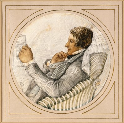 Ritratto di Ford Madox Brown, c. 1850-1870 da John Everett Millais