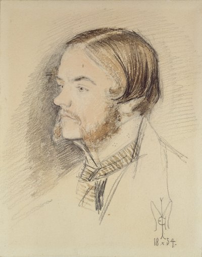 Ritratto di William Holman Hunt, 1854 da John Everett Millais